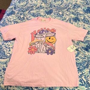 Altar’d State - “Hello” Oversized Graphic Tee